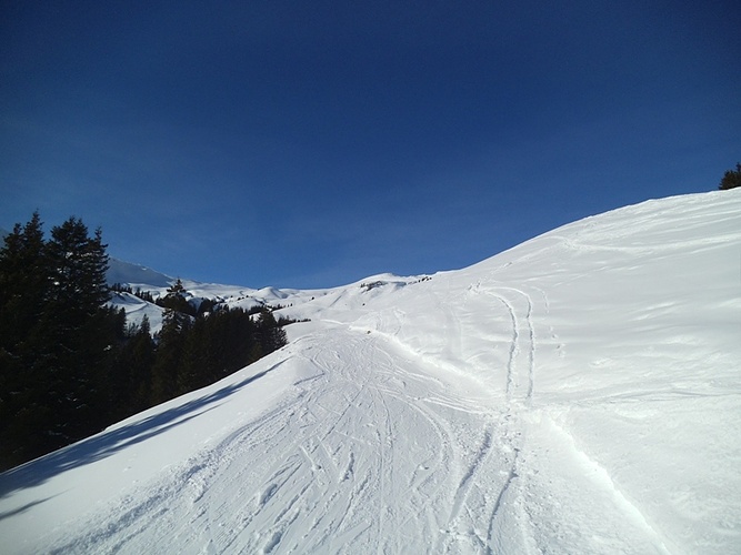 Spuren In Dam Lser Skigebiet Fotos Hikr Org