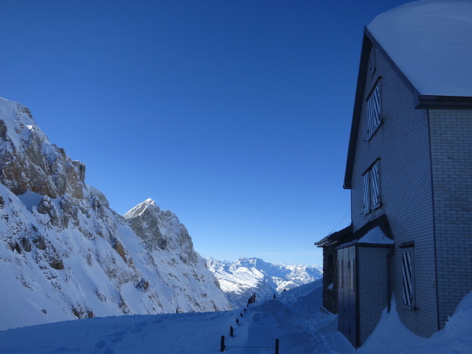 Am Berggasthaus Rotsteinpass Fotos Hikr Org