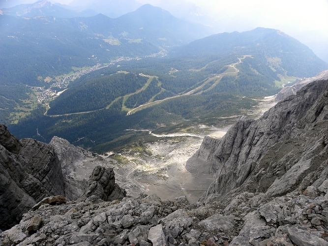 Tiefblick Ins Val Di Zoldo Mit Civetta Hikr Org