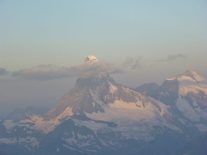 Das Matterhorn Im Ersten Morgenlicht Fotos Hikr Org