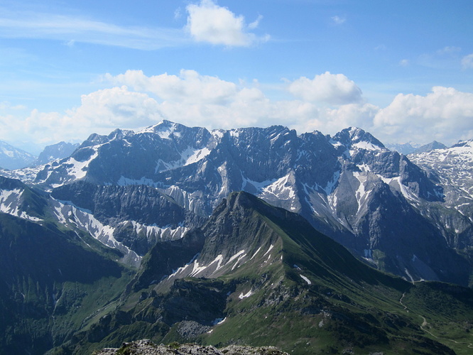 Blick vom Gipfel nach Süden Fotos hikr org