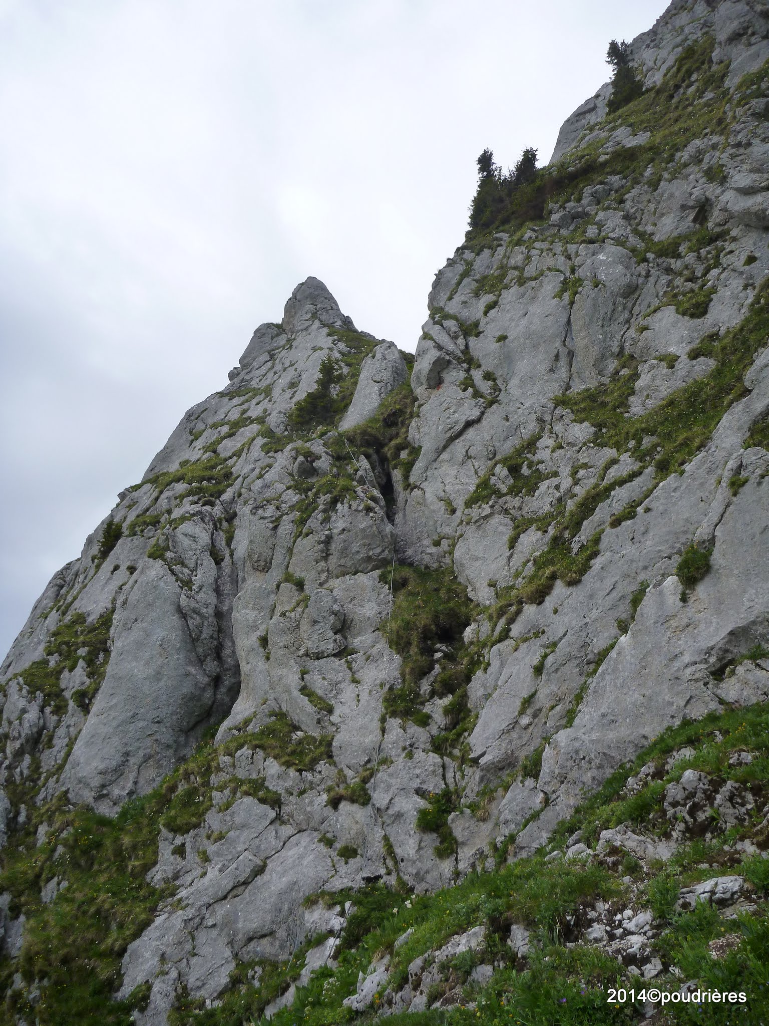 Fixseil Im Couloir Fotos Hikr Org