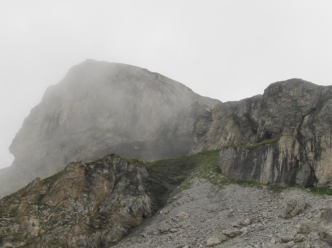 Rau Stöckli Gipfel Aufschwung Und immer wieder Nebel hikr org