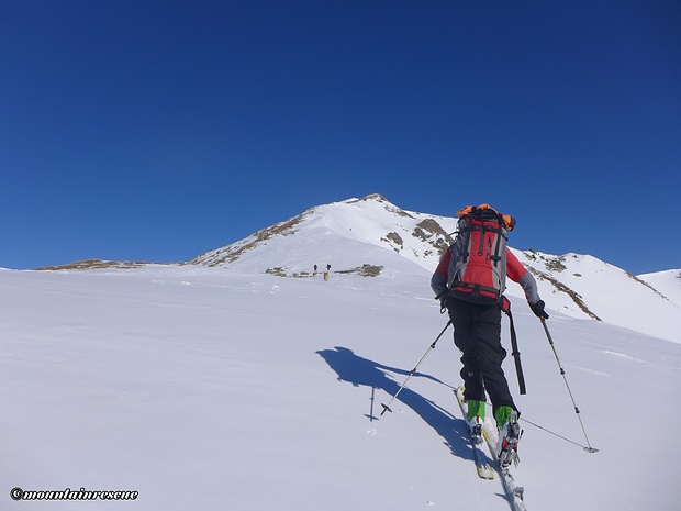 Die letzten 400m auf den Gipfel ziehen sich...