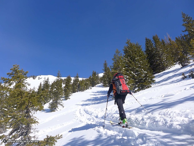 Ziemlich steile Spur auf den Großen Schober Ziemlich steile Spur auf den Großen Schober