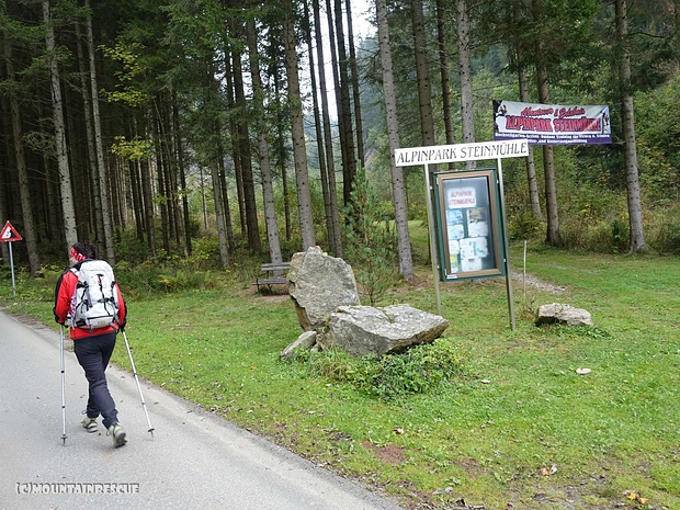 ...vorbei am Alpinpark Steinmühle
