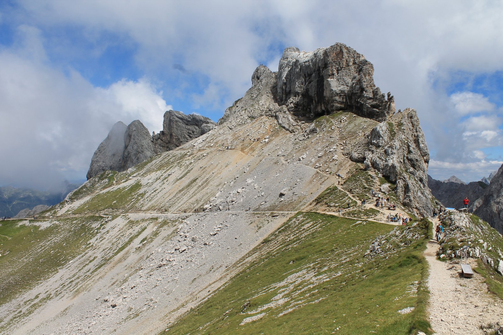 Westliche Karwendelspitze Und Mittenwalder Klettersteig Fotos Hikr Org