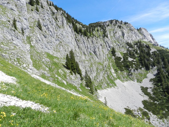 Südwand zur Höllgrube Fotos hikr org