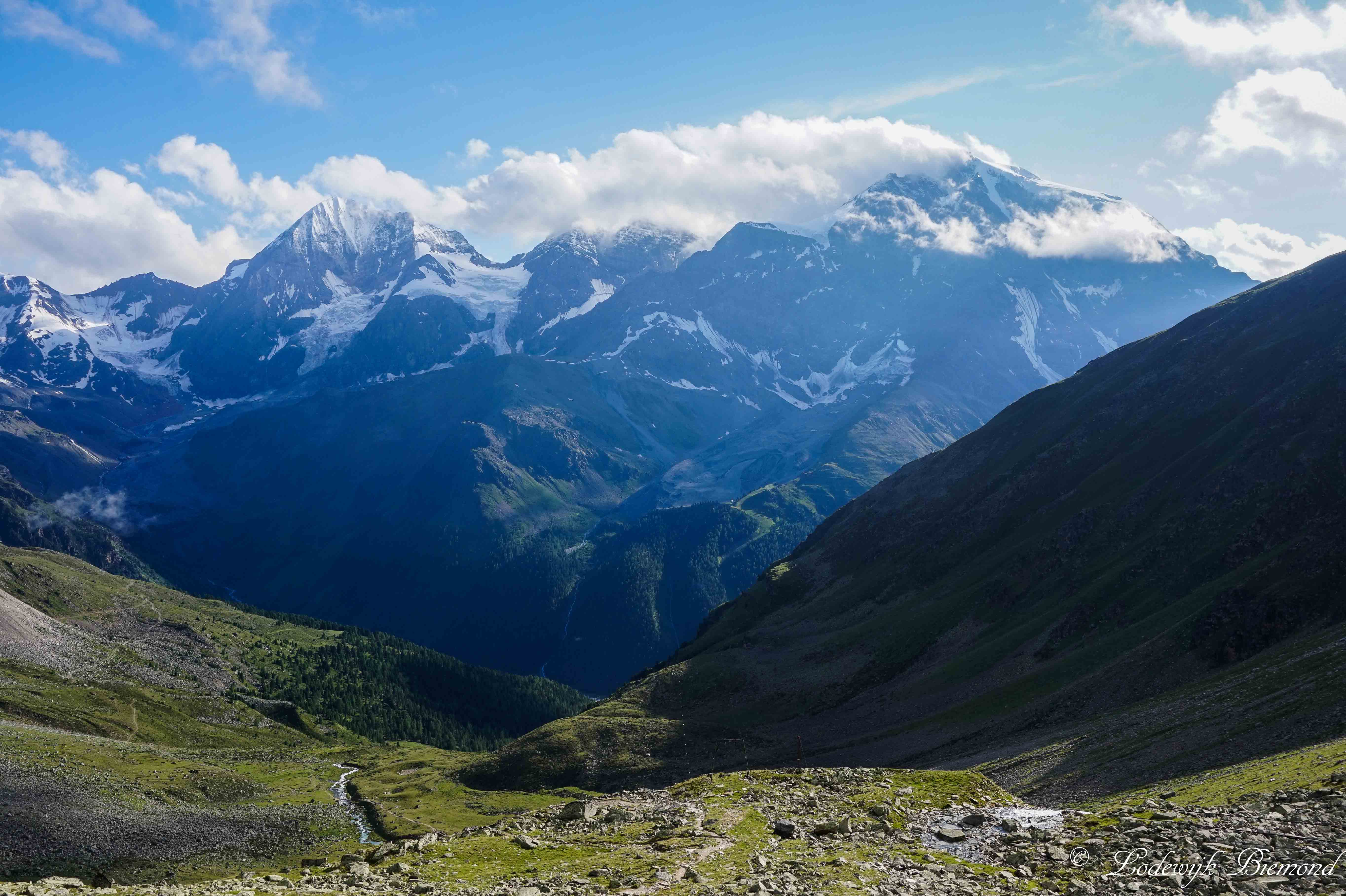 Dreigestirn: Konigspitze, Monte Zebru & Ortler