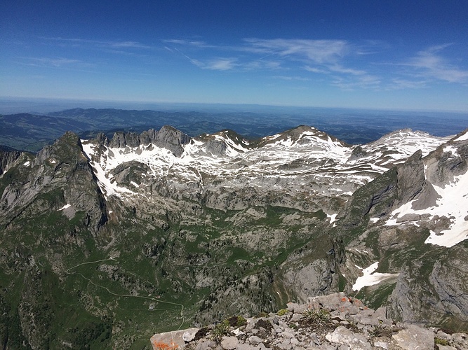 Blick Ber Den Silberplatten Fotos Hikr Org