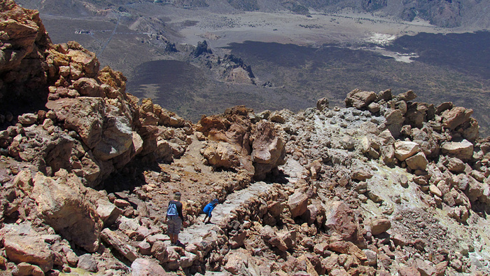 Auf Dem Krater Des Pico Del Teide Fotos Hikr Org