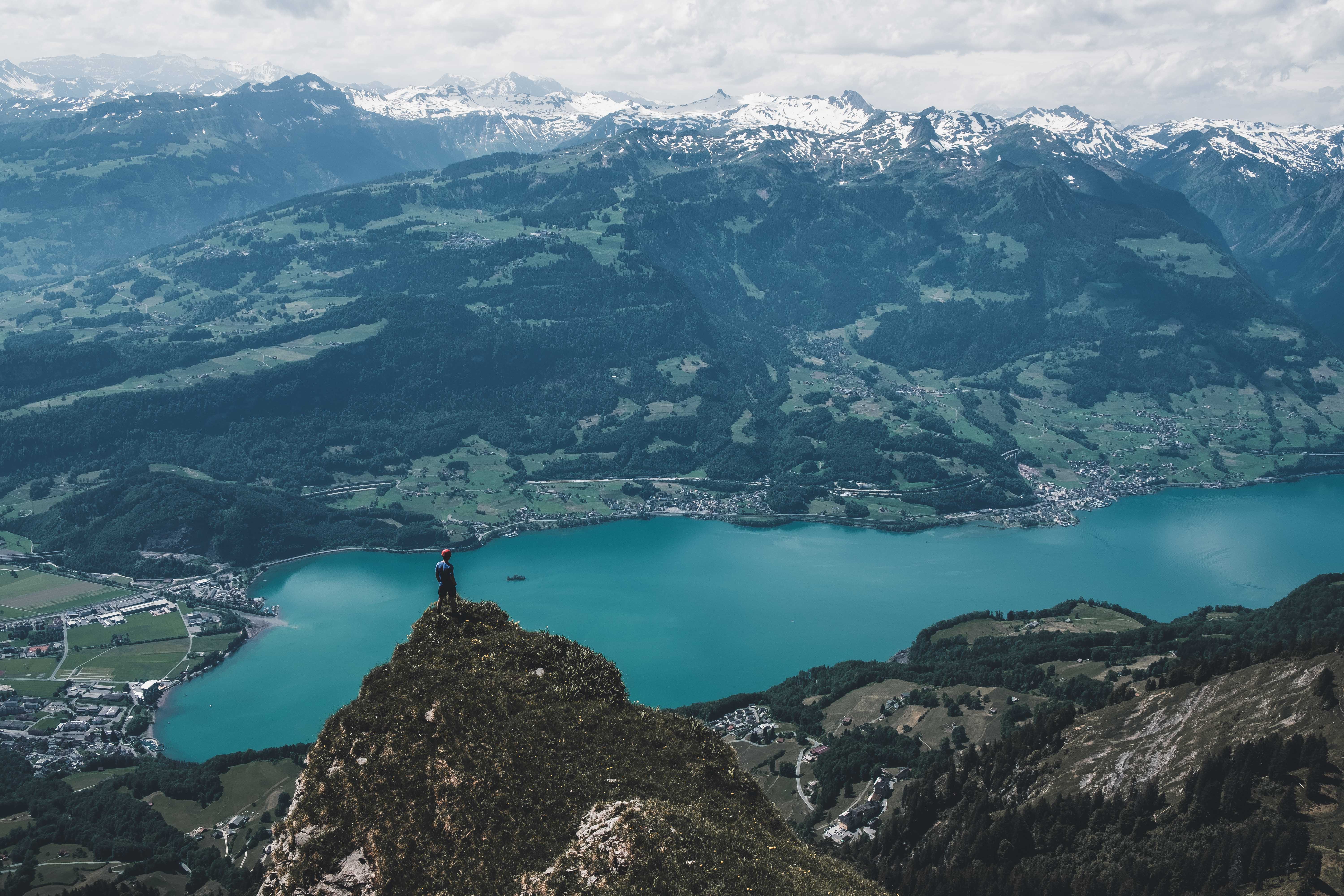 ein weiterer Aussichtspunkt über dem Walensee - Fotos [hikr.org]