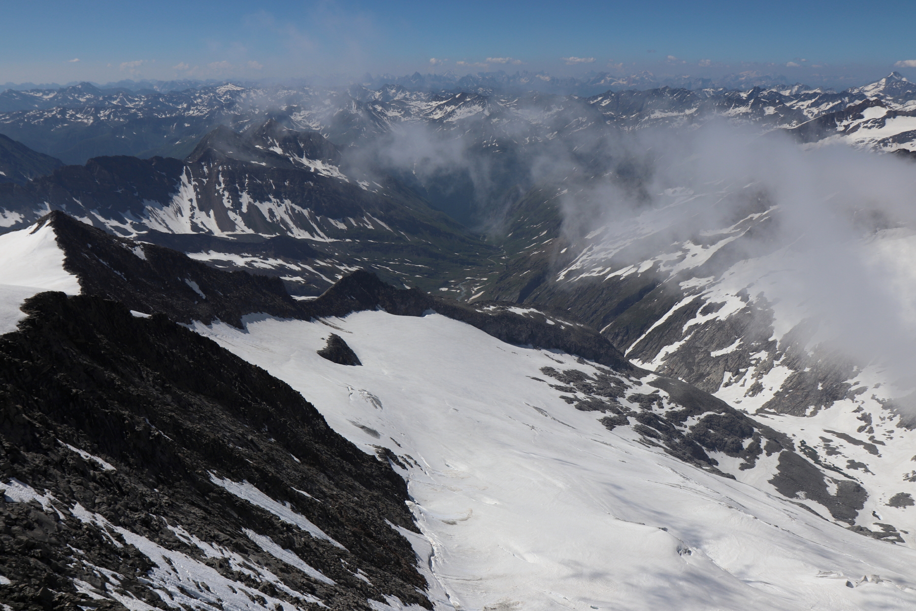 Gro Venediger Ausblick Am Gipfel In Etwa S Dliche Hikr Org