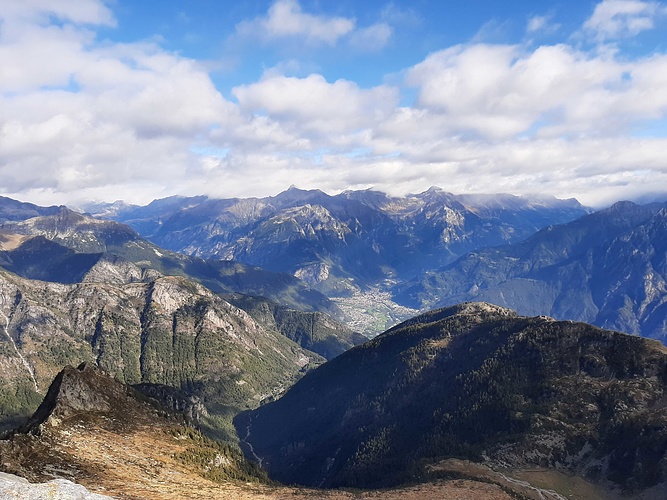 Pizzo Rabbi Dalla Val Bodengo Fotos Hikr Org