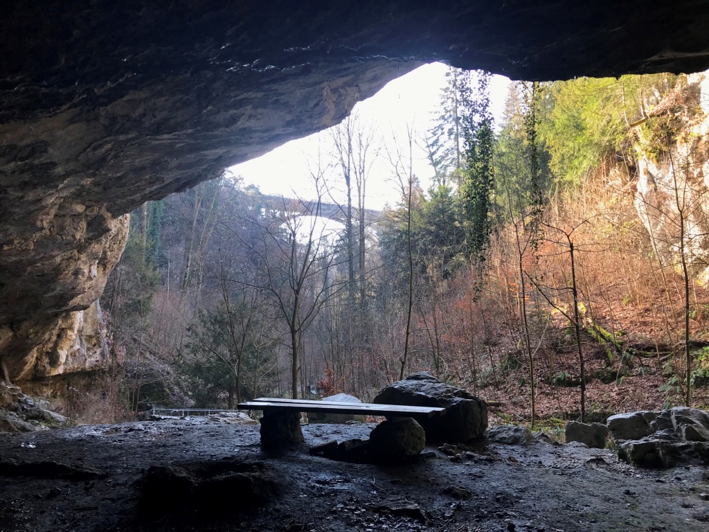 Ausblick aus der grossen Höhle Fotos hikr org