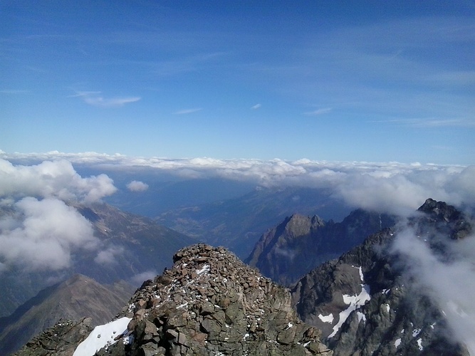 Blick Vom Hauptgipfel Richtung Kaunertal Fotos Hikr Org