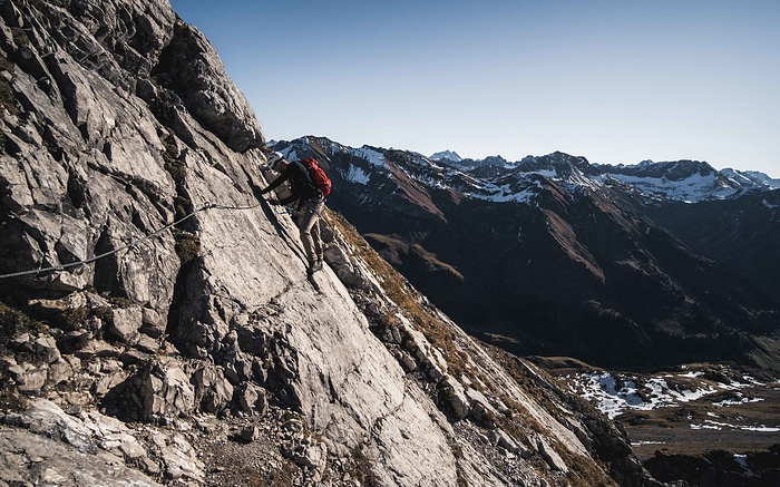 Im Einfachen Klettersteig Fotos Hikr Org