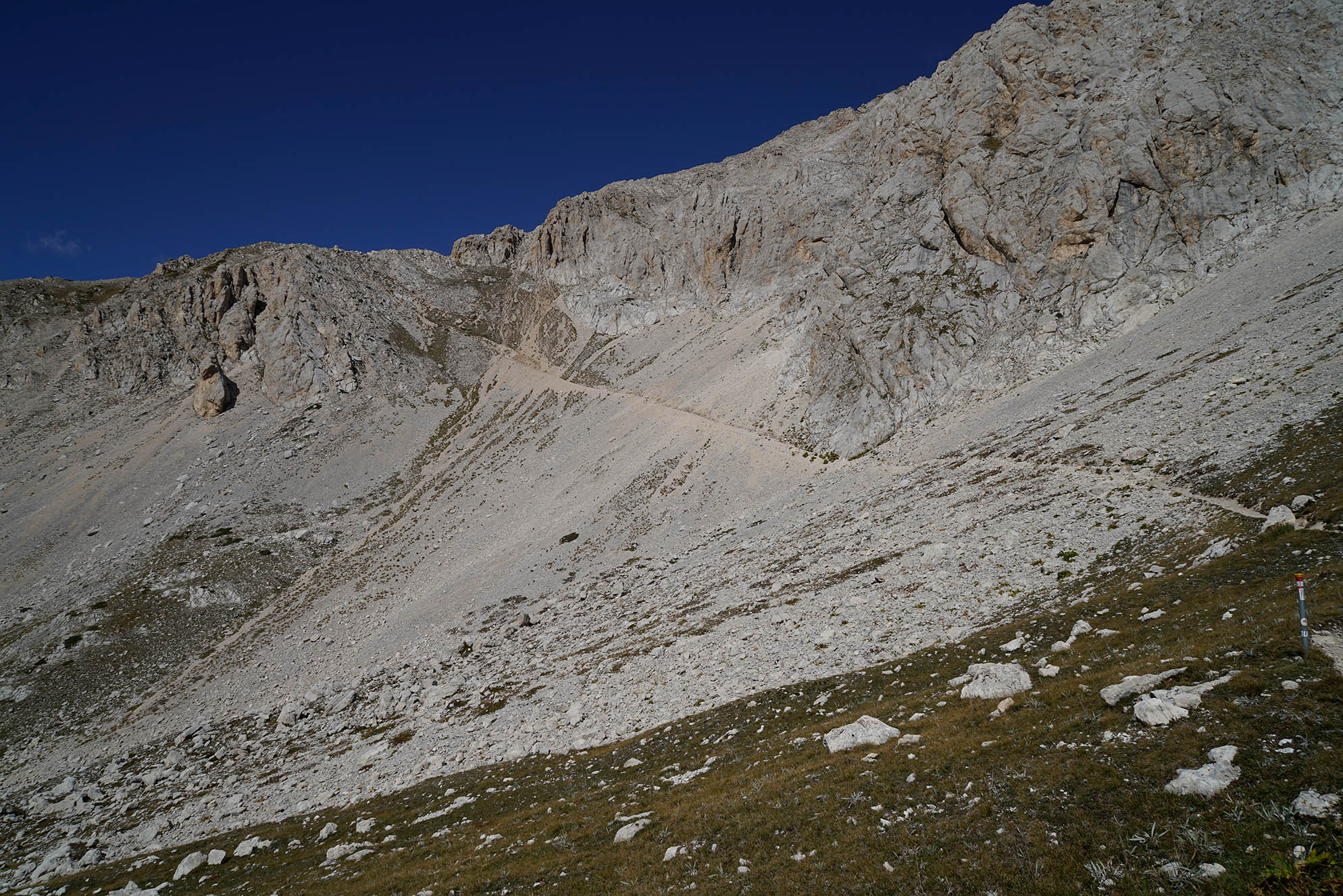 R Ckblick Zur Sella Del Brecciaio Fotos Hikr Org