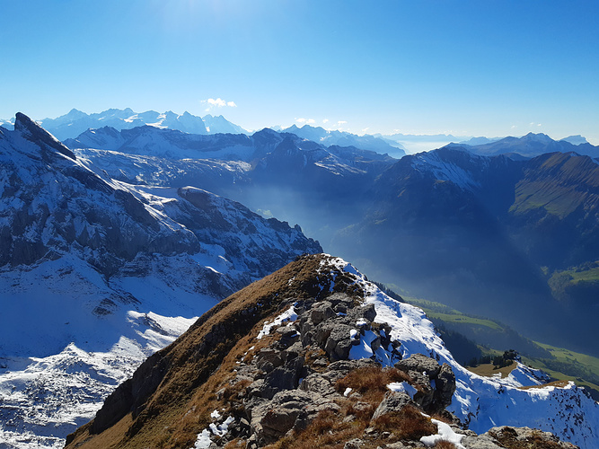 Tolles Panorama hier oben Blick übers Melchtal Fotos hikr org