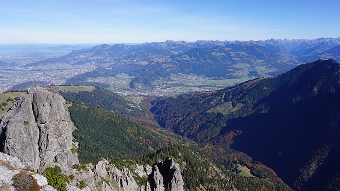 Blick Zum Herbstlichen Saminatal Fotos Hikr Org