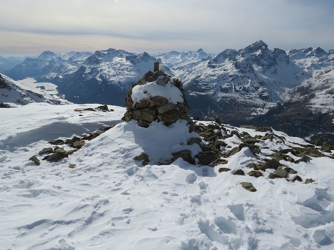 Auf Dem Piz Mezdi Fotos Hikr Org