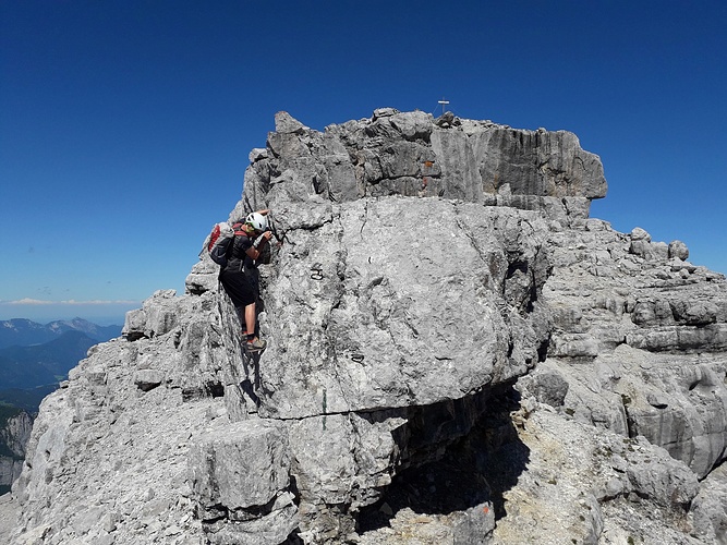 Mitterhorn 2506 M Der Lange Grat Vom Ulrichshorn Fotos Hikr Org