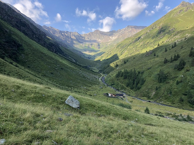 Blick Ins Hintere Malfontal Richtung Riffelspitze Fotos Hikr Org