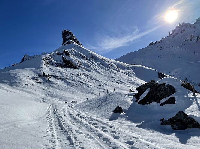 Start Auf Der Bannalp Mit Blick Zum Schmal St Ckli Fotos Hikr Org