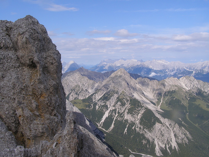 Blick Vom Grat Zwischen Hinterem Brandjoch Und Hoher Hikr Org