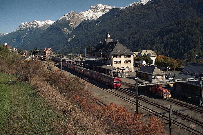 Bahnhof ScuolTarasp Fotos