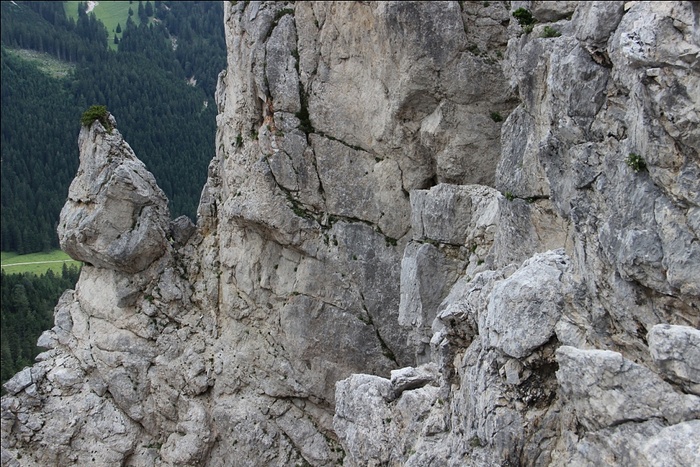 Felsformationen am Südgrat Fotos hikr org