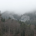 Blick vom Forsthaus zu den Felsen in Richtung Stigelos