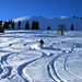 Ski plaisir à la descente du Folliu Borna sur les Sciernes d'Albeuve