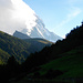 <u><b>Bild 2010:</b></u> Rückblick auf das Matterhorn