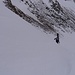 Die letzten Meter im Steilhang