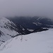 Blick ins verwölkte Inntal