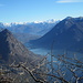 der östliche Seearm des Lago di Lugano