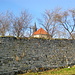Schöne alte Mauer an der Klosterkirche Wittenburg