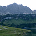 Traunalpsee, im Hintergrund die Lachenspitze und die Landsberger Hütte
