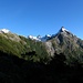 Blick zurück: der Mt. Hart beim Abstieg ins Tal