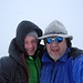 Ja die "Schneehupfa" Bergkameraden Luggi und Andy<br />verdammt kalt und windig wars