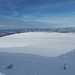 Sicht zum Petit Chasseral und den Windgeneratoren auf dem Montage du Droit