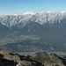 2200 m Tiefblick - das gibt's in den Nordalpen auch nicht so oft. Tiefblick ins Inntal und zum höchsten von Schland