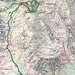 cartina del percorso al Catinaccio d'Antermoia...