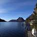 Am Ufer des Lago di Lugano, kurz vor Gandria