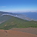 Die Nordostseite von La Palma für einmal fast ohne Wolken