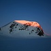 Erste Sonnenstrahlen am Mittaghorn (3892m). <br /><br />Dieser Gipfel sollte eher Morgenhorn heissen :-)