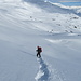 Abstieg Richtung Skihaus Casanna, bei solchen Verhältnissen auch mit Schneeschuhen ein Genuss