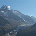 Blick ein Tal weiter zum Glacier d`Argentière