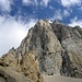 Marmolada Sudwand,von Passo de Ombretta ausgesehen.